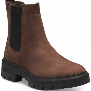 Timberland Cortina Valley Chelsea Brown Ankle Boots Bootie Shoes Multi Size NEW